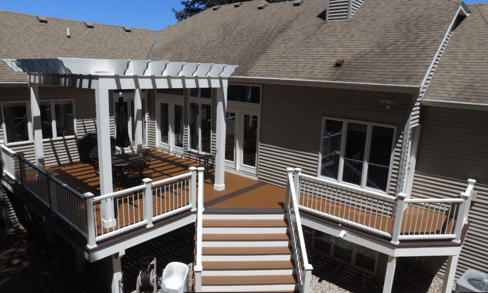 Composite Deck with Pergola
