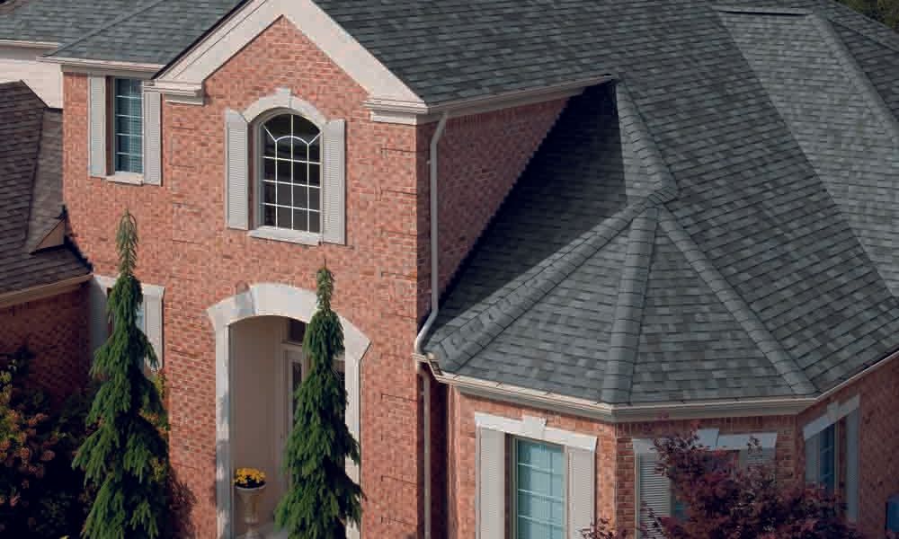 Exterior house roofing