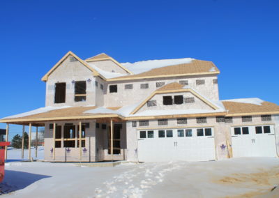 custom home framing