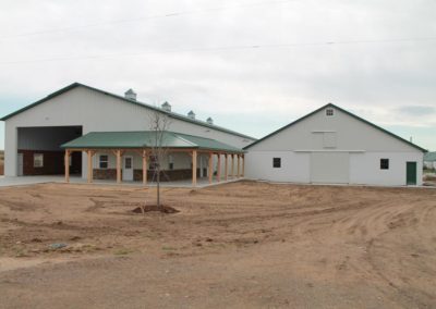 polebarn with green roof
